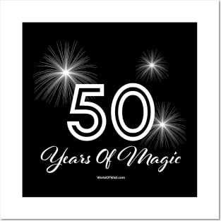 50 Years of Magic - White Posters and Art